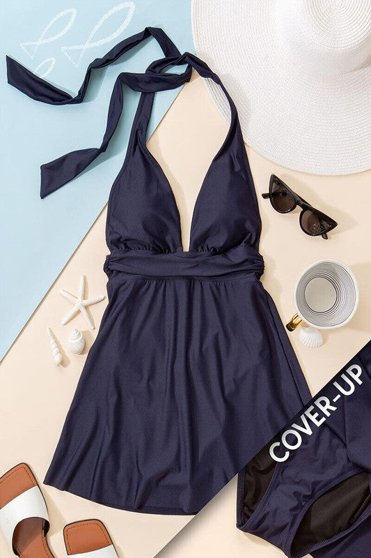 El Alambique Halter One Piece Swimsuit